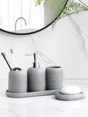 Kit para Banheiro Granito Premium - 5 Peças - Neohousi