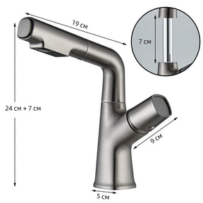 Torneira para Banheiro Monocomando Extensível - Aeterna - Neohousi