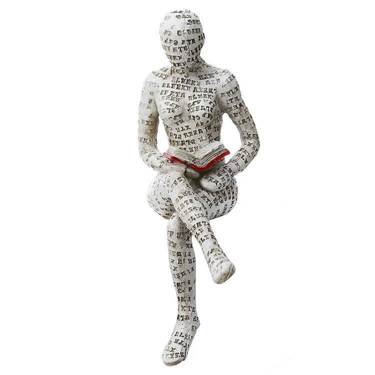 Escultura Decorativa O Leitor - Neohousi