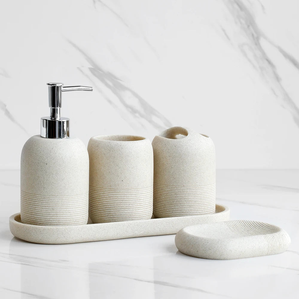 Kit para Banheiro Granito Premium - 5 Peças - Neohousi