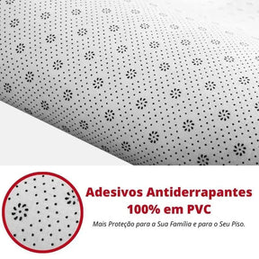 Tapete Felpudo Cinza Mescla Plush - Neohousi