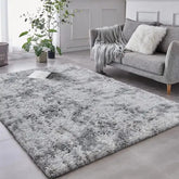 Tapete Felpudo Cinza Mescla Plush - Neohousi