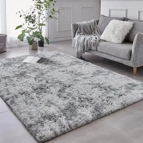 Tapete Felpudo Cinza Mescla Plush - Neohousi