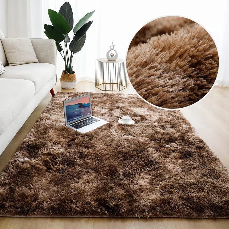 Tapete Felpudo Marrom Mescla Plush - Neohousi