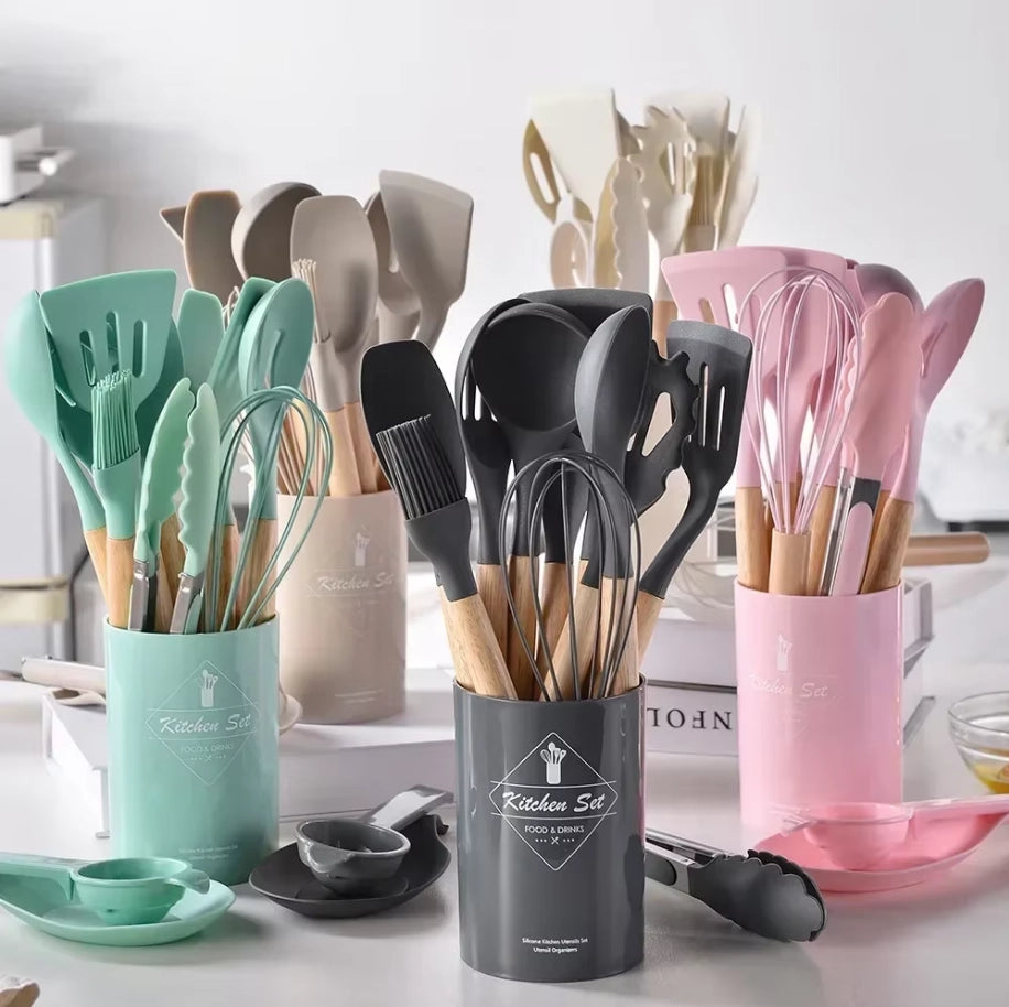 Utensílios para Cozinha Neohousi - Conjunto Completo 11 Peças - Neohousi