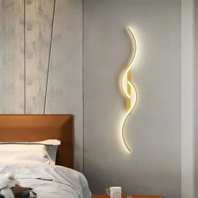 Arandela de Parede Interna Waves Elegance - Neohousi