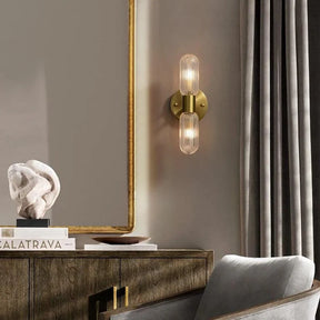 Arandela Dourada de Parede Interna Retro Elegance - Neohousi