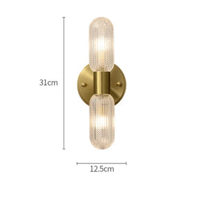Arandela Dourada de Parede Interna Retro Elegance - Neohousi