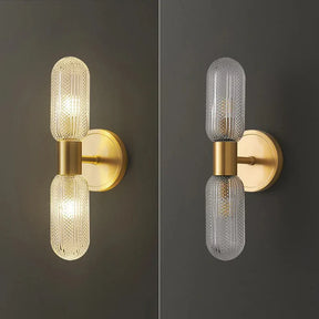 Arandela Dourada de Parede Interna Retro Elegance - Neohousi