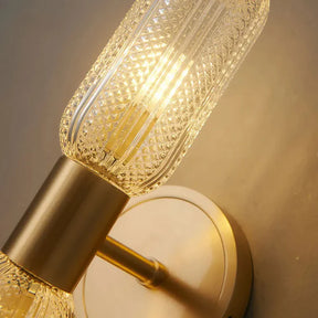 Arandela Dourada de Parede Interna Retro Elegance - Neohousi