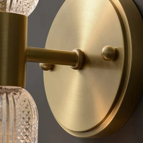 Arandela Dourada de Parede Interna Retro Elegance - Neohousi