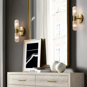 Arandela Dourada de Parede Interna Retro Elegance - Neohousi