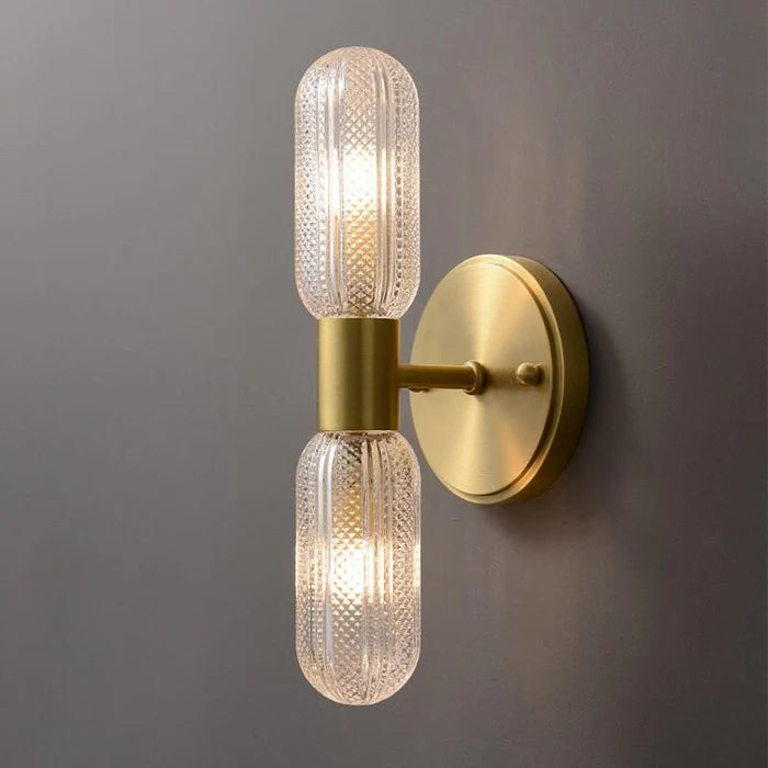 Arandela Dourada de Parede Interna Retro Elegance - Neohousi