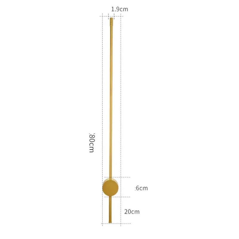 Arandela Linear de Parede Interna Ajustável - Neohousi