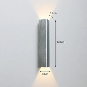 Arandela de parede Solen com luz para cima e para baixo
