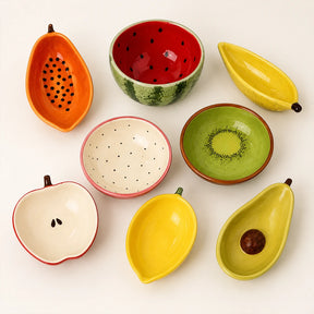 Bowl Fruta Coleção Frutti Tropical Tigela Cumbuca de Porcelana