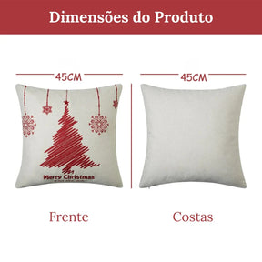 Capas de Almofada Natalinas Kit 4 Peças - Neohousi