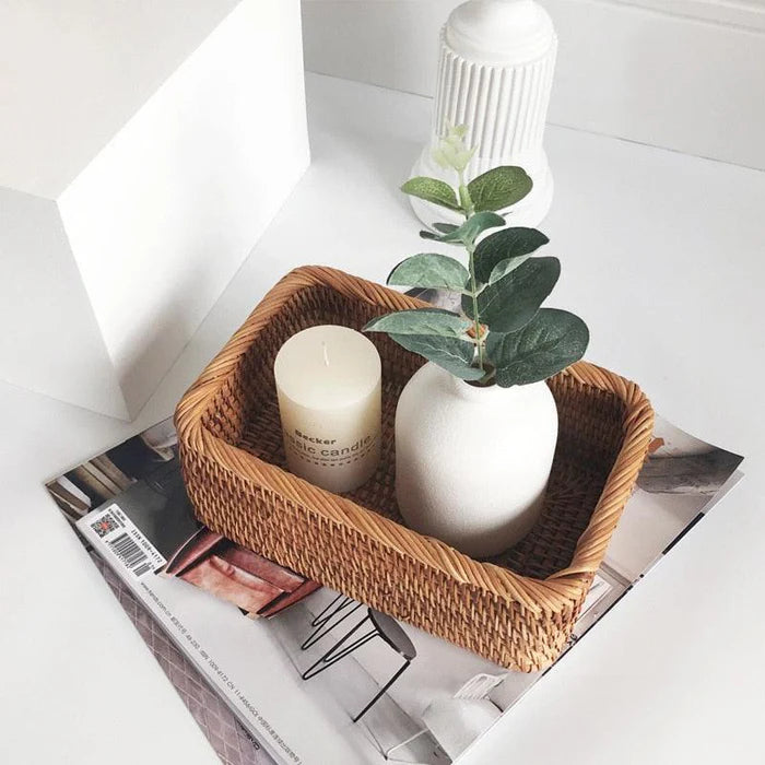 Cesto Vime Organizador Multiuso Decorativo - Neohousi