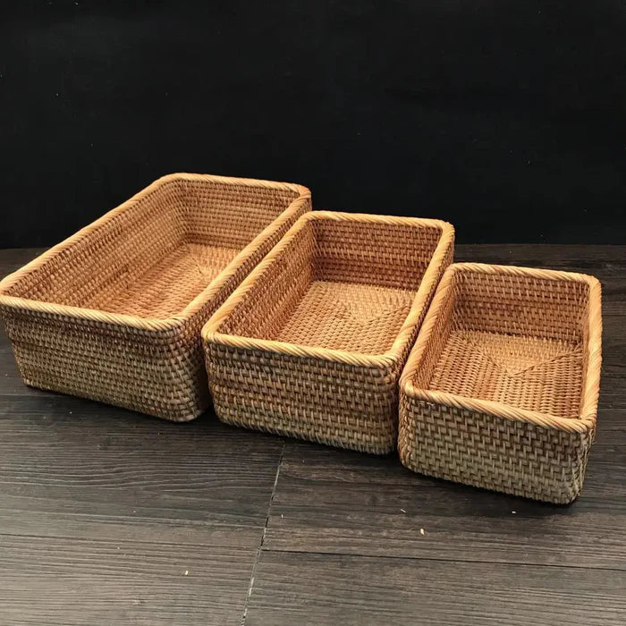 Cesto Vime Organizador Multiuso Decorativo - Neohousi