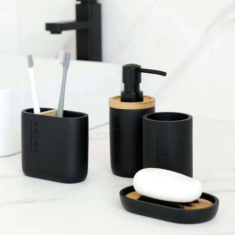 Conjunto de Acessórios para Banheiro Perfect Bathroom - 4 Peças - Neohousi