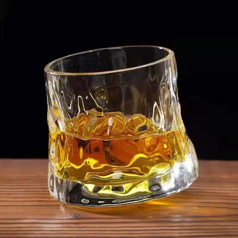 Copo de Whisky Cristal com Base Rotativa - Neohousi