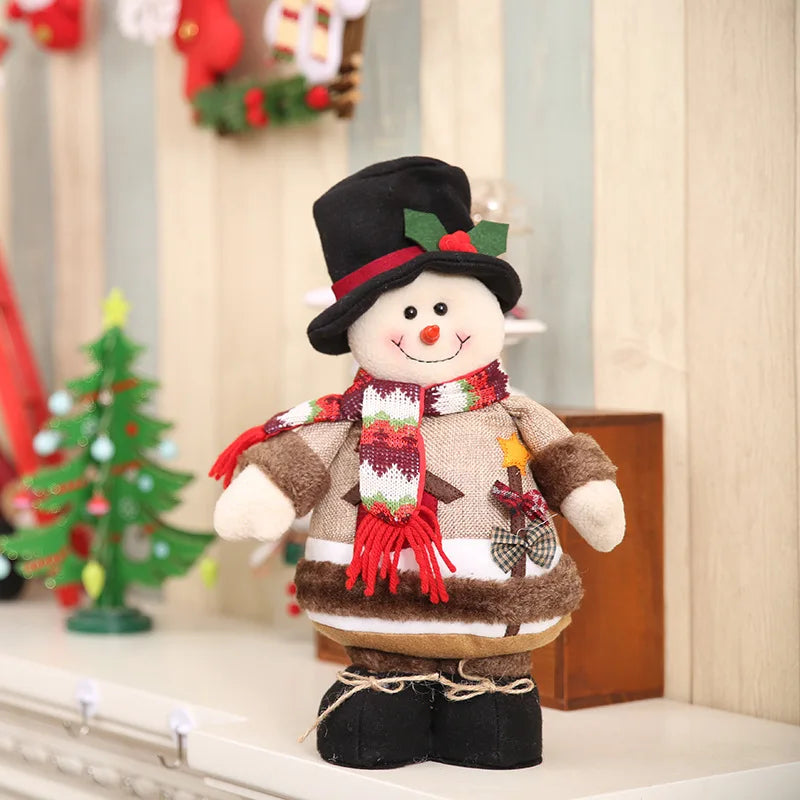 Decoração de Natal Conjunto Noel Boneco de Neve e Rena - Neohousi