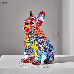 Escultura Charlie Abstrato - Bulldog Collection - Neohousi