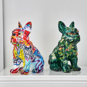 Escultura Charlie Abstrato - Bulldog Collection - Neohousi