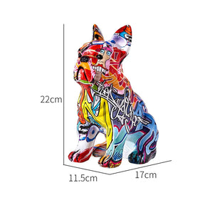 Escultura Charlie Abstrato - Bulldog Collection - Neohousi