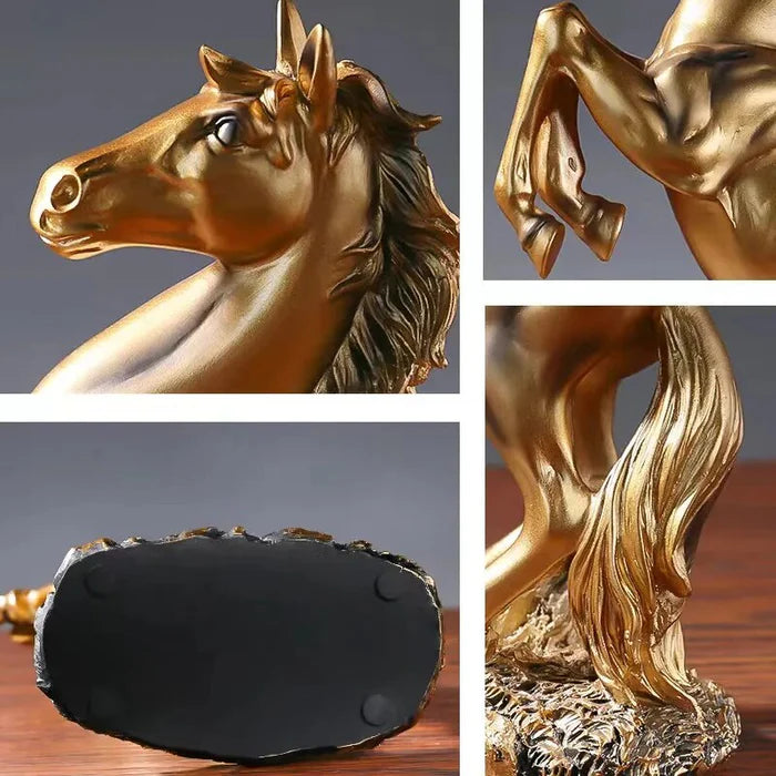 Escultura Decorativa Cavalo Majestoso - Neohousi