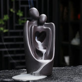 Escultura Decorativa Paixão com Porta Incenso - Efeito Cascata - Neohousi