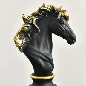 Estatueta Decorativa Peças de Xadrez em Resina - Neohousi