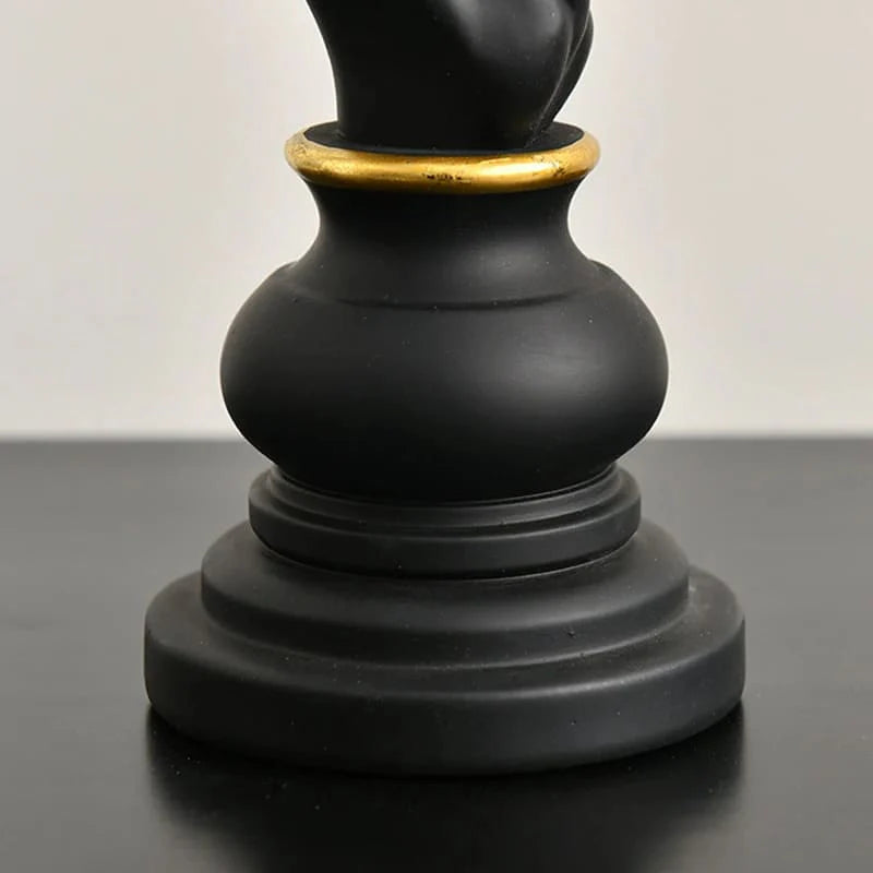 Estatueta Decorativa Peças de Xadrez em Resina - Neohousi
