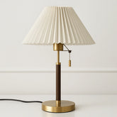 Luminária de Mesa Abajur Moderna Minimalista Tecido Lucent