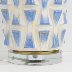 Luminária de Mesa Abajur Moderna Minimalista Clássica Cúpula Cerâmica Ocean