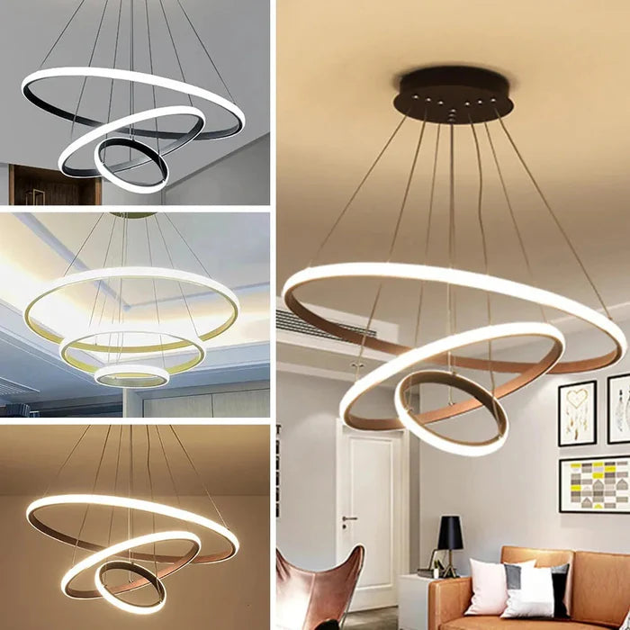 Lustre Pendente Nexus em LED com Controle Remoto - Neohousi
