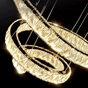 Lustre Pendente Espiral de Cristal Dubai - Neohousi