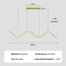 Lustre Pendente Skyline Led - Neohousi