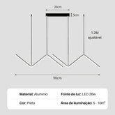 Lustre Pendente Skyline Led - Neohousi