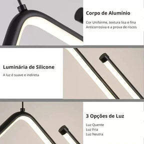 Lustre Pendente Skyline Led - Neohousi