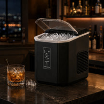 Máquina de Gelo Portátil Turbo Ice para Casa, Bar e Área Gourmet 110V