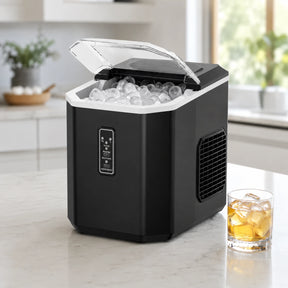 Máquina de Gelo Portátil Turbo Ice para Casa, Bar e Área Gourmet 110V