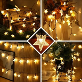 Pisca Pisca Estrela Led 20 Luzes 4 Metros para Decoração de Natal - Neohousi