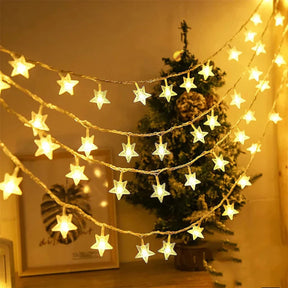 Pisca Pisca Estrela Led 20 Luzes 4 Metros para Decoração de Natal - Neohousi