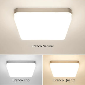 Plafon Quadrado Slim Led - Neohousi