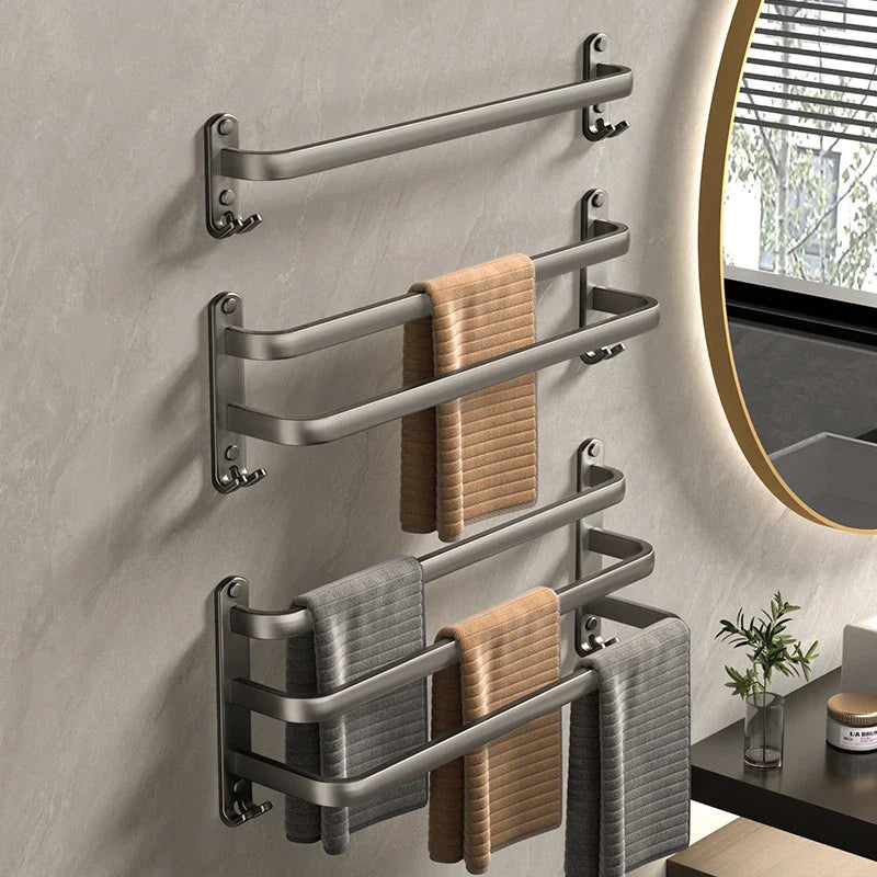 Porta Toalha Inox Duplo e Triplo - Neohousi