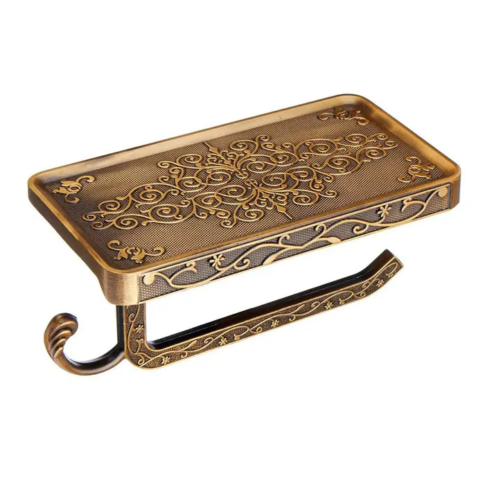 Suporte de Papel Higiênico Golden Palace - Neohousi