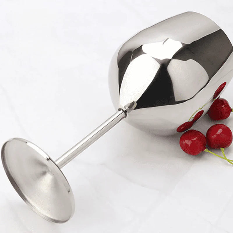 Taça de Vinho Colorida Inox Inquebrável - Neohousi