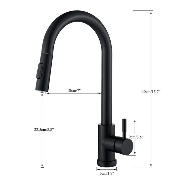 Torneira Gourmet Cozinha Verona Retrátil Monocomando - Neohousi