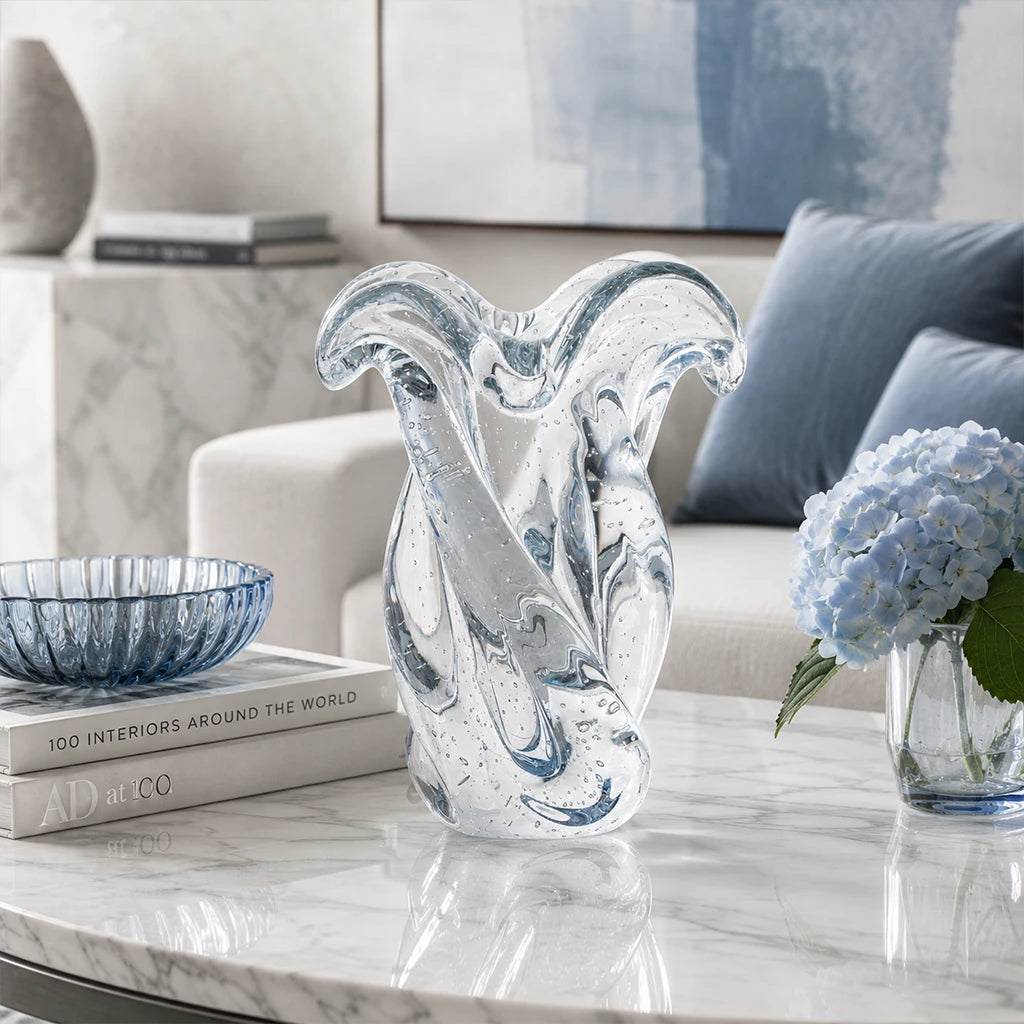 Vaso Decorativo em Murano Onda